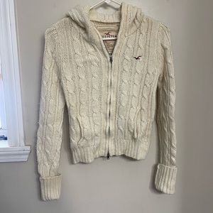Hollister Knit Zip-up Sweater